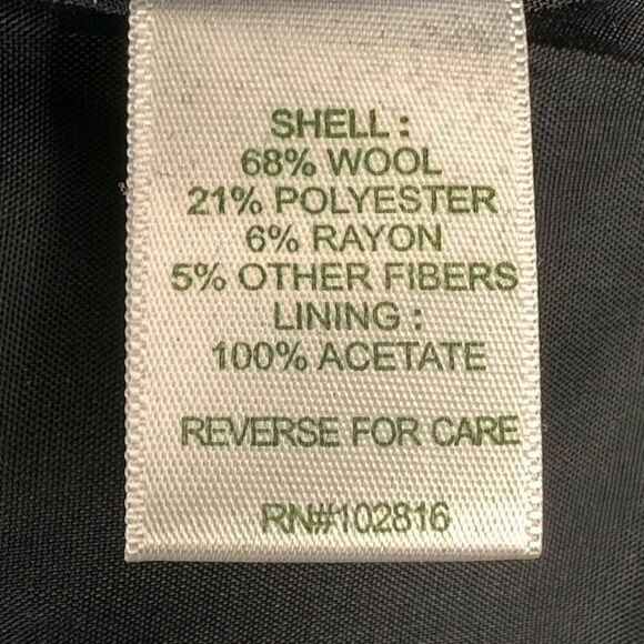 Garnet Hill Black Wool Beaded Pencil Skirt size 6 - Picture 10 of 11